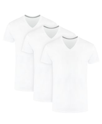 Hanes - Men's Ultimate V-Neck Undershirt, 3-Pack