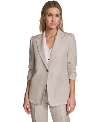Calvin Klein - Petite Notch Collar Jacket