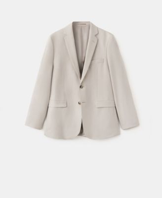 MANGO - Men's Stretch Fabric Super Slim-Fit Suit Jacket