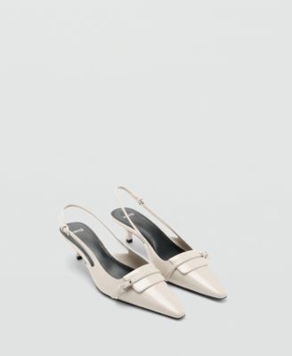 MANGO - Women's Kitten-Heel Pointed Shoes