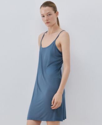 MANGO - Women's Micro-Modal Straps Nightgown