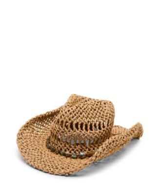 Steve Madden - Beaded Trim Western Hat