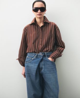 MANGO - Women's Mid-Rise Balloon Jeans