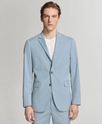 MANGO - Men's Stretch Fabric Super Slim-Fit Suit Jacket