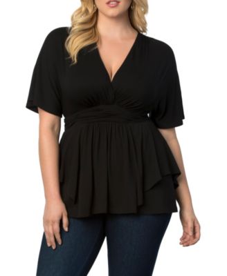 Kiyonna - Womens Plus Size Promenade Top