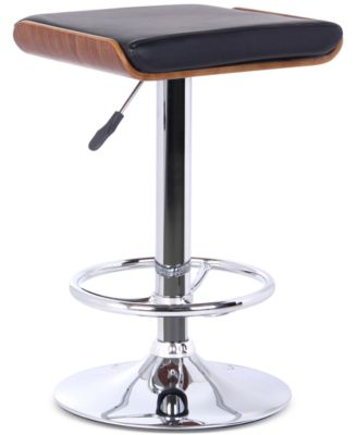 Armen Living - Java Barstool Chrome Finish, Direct Ship