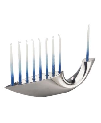 Nambe Judaica Illume 14" x 6" Menorah image