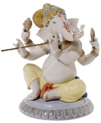 Lladró - Bansuri Ganesha Figurine