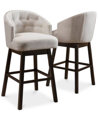 Noble House - Pantan Bar Stools (Set of 2), Quick Ship