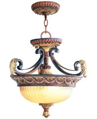 Livex - Villa Verona Semi Flush Light