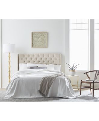 Noble House - Jarson Wingback Tufted Headboard