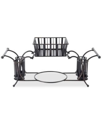 Mikasa - Gourmet Basics Band & Stripe Buffet Caddy