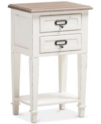 Furniture - Dauphine 2-Drawer Nightstand, Quick Ship