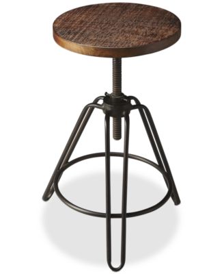 Butler - Chic Revolving Bar Stool, Quick Ship