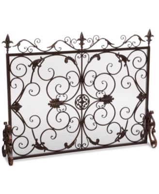 Noble House - Flower Fireplace Screen, Quick Ship