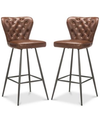Safavieh - Reindi Bar Stool (Set Of 2), Quick Ship