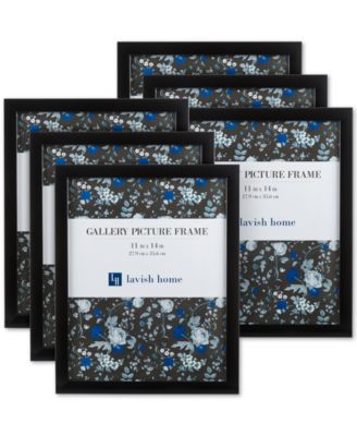 Trademark Global - 6-Pc. 11" x 14" Picture Frame Wall Gallery Set