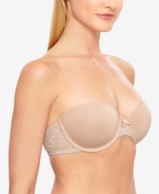 b.tempt'd - Modern Method Strapless Picot-Trimmed Bra 954217