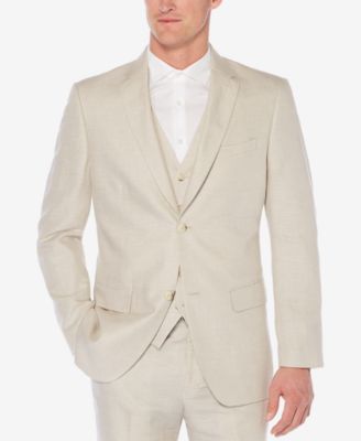 Perry Ellis - Men's Herringbone Linen Blazer